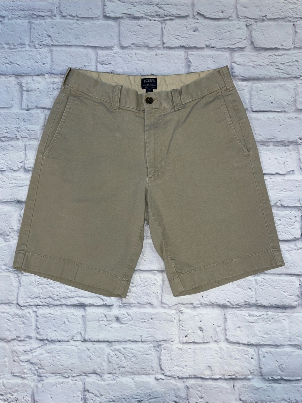 J. Crew Flex Gramercy Khaki Shorts - Size 30